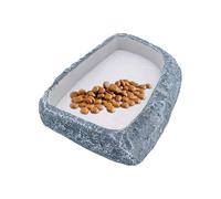 ETUCYNG Reptile Water Bowl | Terrarium Feeding Food Bowl - Corner Tank Accessories for Desert, Tropical Adult Tortoise, Bearded Dragon, Chameleon