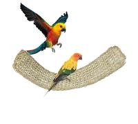 ETUCYNG Seagrass Mat for Birds, Natural Hammock, Woven Rush Hammock for Parakeet, Chew Perch for Canary Parakeet Hamster Lovebird Diamond Mandarin Cockatiel Parakeet Macaw Cockatoo Dragon