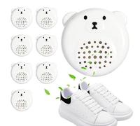 ETUCYNG Shoe Deodorizer Ball, Shoe Odor Eliminator, Bear Box 8X Shoe Cabinet Deodorizer Balls, Luggage Odor Remover for Wardrobe