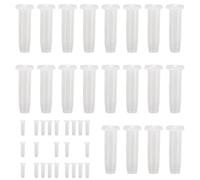 ETUCYNG Steering Wheel Stringing Tools | Hundred Guards Transparent White Badminton Tubes with Eyelets - Transparent White Nylon Tube, Ideal for Beginners