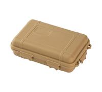 ETUCYNG Storage Box for Survival Equipment, Storage Box for Camping Accessories, Outdoor Camping Tool Case, Waterproof Anti-Pressure Wilderness Survival Large Shockproof Sealed Box for, khaki, see