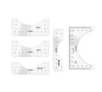 ETUCYNG T-Shirt Rulers Guide,T-Shirt Guide - Round Neck Shirt Guide,Clothing Measuring Guide,T-Shirt Rulers, Alignment Tool for Adults, Teens and