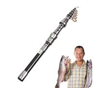 ETUCYNG Telescopic Fishing Rod, Retractable Fishing Rod,Retractable Fishing Pole | Light Carbon Flow Creatures Catching for Beginners
