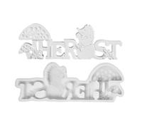 ETUCYNG Thanksgiving Candle Moulds Silicone Moulds Casting Moulds Autumn 2 x Pumpkin Autumn Easy Demolding Craft Aid for Autumn Harvest, Halloween, Thanksgiving, DIY Craft Decoration