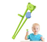 ETUCYNG Training chopsticks for children, children learning chopsticks, children's chopsticks with cartoon animal design, reusable, dishwasher-safe exercise aid for Chinese chopsticks for