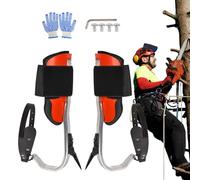 ETUCYNG Tree Climbing Gear | Aluminium Alloy Pole Climbing Gear | Harness Kit Equipment Palm Tool for Jungle Outdoor Sports Picking Fruit Survival Professionals