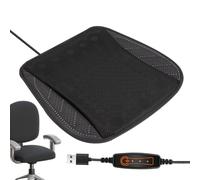 ETUCYNG Ventilated Car Seat Pad, Cooling Car Seat Cushion, Ventilated Car Seat Cooling Pad - 8 Fans Ice Silk Mesh Design