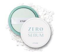 Etude House Zero Sebum Drying Powder 4g New (21AD) | Lightweight Oil Control No Sebum Loose Face Powder with 80% Mineral | Long Lasting for Setting or Foundation