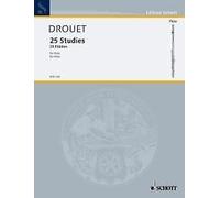 Etudes(25) Louis Drouët Flute Book [Softcover] Schott Music
