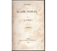 Études sur Blaise Pascal.