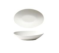 ETUELNOPT Ceramic Dinner Plate Set， Ceramic Oval Deep Stackable Dinner Plate Multicolor 9in-11in(A,11in)