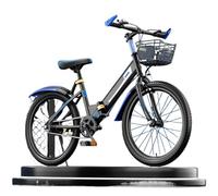 ETUELNOPT Folding City Bicycle， Folding Bike Carbon Steel Multicolor 18/20/22-inch Speed Changing(D,22inch)