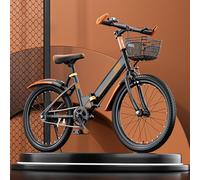 ETUELNOPT Folding City Bicycle， Folding Bike Carbon Steel Multicolor 18/20/22-inch Speed Changing(E,22inch)