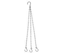 ETUELNOPT Hanging Basket Chains， Hanging Basket Chain Flower Pot Plant Hanger Bird Feeder Hook Multicolor(Black)