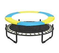 ETUELNOPT Replacement mats for trampolines， Trampoline Spring Cover Pad Multicolor 4FT 4.6FT 5FT(Yellow and Blue,4FT/120cm)