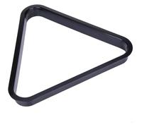 ETUELNOPT Table Pool Balls Racks， Billiard Ball Rack Triangle Frame Rounded Edges Black 315x285x30mm