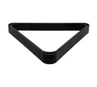 ETUELNOPT Table Pool Balls Racks， Resin Triangle Billiard Ball Rack Black 30x26.5x3 cm