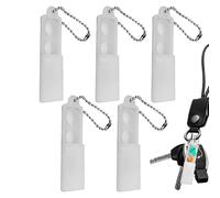 Étui Piles Audiphones - Lot 5 Avec Porte-Clés | Trousse compacte et Durable Pour Accessories auditifs | Idéal Pour Voyages, vacances, déplacements pro | Rangement Pratique Pour utilisateurs d'Aides