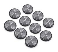 ETUKER 10 Pack Self Adhesive Reflectors Round Stick-on Reflectors Safety, Reflectors Safety Reflective Post Reflectors, for Caravan/Trailer/Boat/Motorcycle Fence Gate Posts(white)
