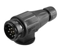 ETUKER 13 Pin Trailer Plug, Waterproof 12V Caravan Plug, Trailer Electrical Connector