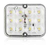 ETUKER 1piece LED Reverse Light 12/24V Trailer Reversing Light Rear Tail Light Waterproof for RV Caravan Tractor Truck