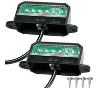 ETUKER 2x Number Plate Light LED License Plate Light 12v E-approved Trailer Light