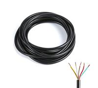 ETUKER 5 Pin 5m Trailer Cable,Car Cable Wire Round,Automotive 5 Core Wire Cable,12AMP 0.65mm²,for Trailers Caravan LED Tail Lights Wiring Connecting