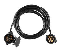 ETUKER Trailer Extension Cable 7pin Caravan Extension Lead 6M Trailer Adapter Cable