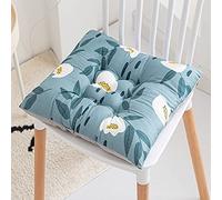 ETULLE Kitchen Chair Cushions Set of 2, Square Stool Cushions with Laces for Bar Stools, Breathable Square Chair Cushions Seat Cushions with Non-Slip Mat