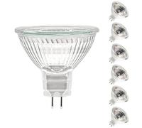ETUOLMP MR16 Halogen Bulbs 12V 50W, Durable 6 Packs High Output Halogen Light Bulbs 2 pin GU5.3 Base for Landscape Lights, Track Lights, Ceiling Lights, Desk Lamps, Dimmable, 2700K Warm White