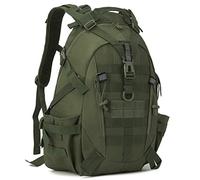 ETWBO Military Tactical Backpack 35L Large Army Rucksacks Molle Bug Out Bag Assault Pack for Outdoor Camping Trekking Hunting Hiking Laptop Daypack(Green)