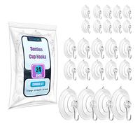 ETwinCoo 24 Pack All-Purpose Suction Cups Hooks Combo Set