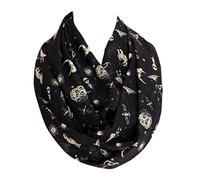 Etwoa Aliens Ufo Space Infinity Scarf Circle Scarf Loop Scarf, Multicoloured, Large