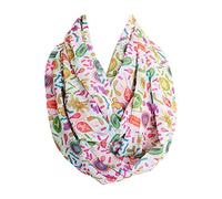 Etwoa's Virus Infinity Scarf Circle Scarf Loop Scarf - white - Large