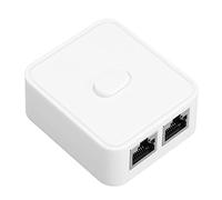 Etwork Switch 2 Ports,Gigabit Network Key Press Switch Splitter Selector Box,100Mbps 2-in 1-Out or 1-in 2-Out 2 Port RJ45 Network Hub