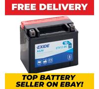 AGM Motorcycle Battery Bike Motorbike YTX12-BS Exide