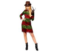 (ETX20) (Hat) (9912548) Adult Ladies Freddy Krueger Costume (UK 12-14) - [ML on PKT]