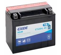 ETX20HL-BS EXIDE MOTORCYCLE BATTERY 12V 18AH 270A