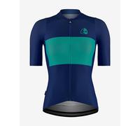 Etxeondo Bika Short Sleeve Jersey blue Women - XL