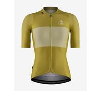 Etxeondo Bika Short Sleeve Jersey Mustard Green Women - M