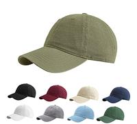 Etyepoh Baseball Cap for Men Women Plain Adjustable Sport Casual Cotton Dad Hat (02-Olive)