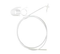 Etyldya 10pcs Spray Foam Nozzle Tips Replacement Tube Transparent for DIY Spray Foam Portable Filling Insulation, 2m