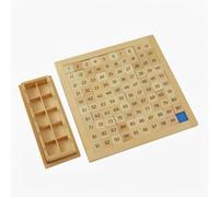 Etyldya Children Learning Board Math Board Number Board Counting Board Wooden Learning Toy For Self Directed Practice With Smooth Tiles suitable for preschool curriculum special education
