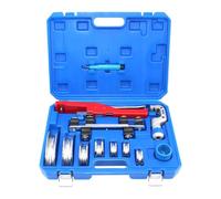 Etyldya Copper Tube Bender Pipe Bending Tool Kit Ratcheting Tubing Bender Set with Controlled Bend Mechanism and Hard Case for Long Service Life Suitable for