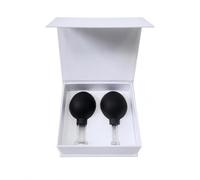 Etyldya Cupping Therapy Set Vacuum Therapy Cups Massage Kit Suction Tools Relief Muscle Recovery Easy to Use Glass PVC Suitable for Sports Trainers Home, Ivory Gift Box