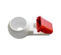 Etyldya Drill Dust Collection Container, Bowl, Installable Dust Collection Attachment, Catcher for DIY Enthusiasts, White Red