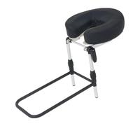 Etyldya Home Mattress Set Headrest with Multi-Adjustable Face Cradle, Stable Foam Insert and Easy-Care PU for Restful Sleep, Black