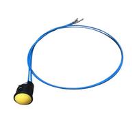Etyldya Joystick Push Button for Excavators, Replacement Push Button Switch, Heavy-duty Loader Handle Part for The Garage, Yellow 2 Wire