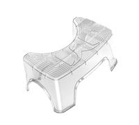Etyldya Non-slip Toilet Stool, Stable And Construction, Digestive-promoting Function, Suitable for Bathrooms And Bedrooms, clear