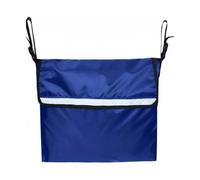 Etyldya Rear Pouch Rear Organizer Tote Bag Reflective Band Water-Resistant Oxford Textile Secure Adjustable Straps Suitable for Seniors Hospital Use, Blue